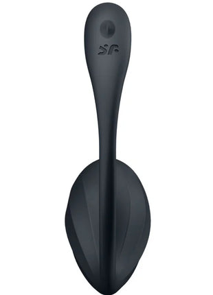 SATISFYER - RIBBED PETAL G POINT STIMULATOR FERNBEDIENUNG SCHWARZ KOSTENLOSE APP - Paarvibratoren