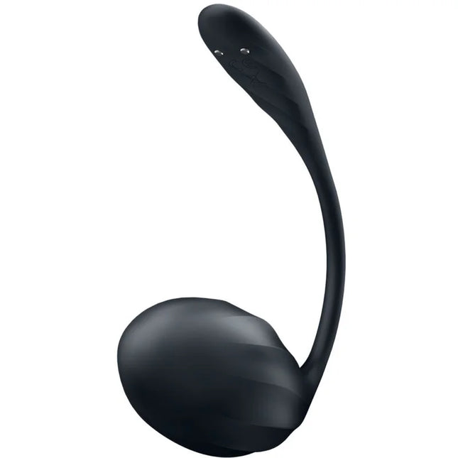 SATISFYER - RIBBED PETAL G POINT STIMULATOR FERNBEDIENUNG SCHWARZ KOSTENLOSE APP - Paarvibratoren