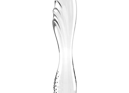 SATISFYER - SCHILLERNDER TRANSPARENTER KRISTALL - Glasdildo