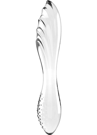 SATISFYER - SCHILLERNDER TRANSPARENTER KRISTALL - Glasdildo
