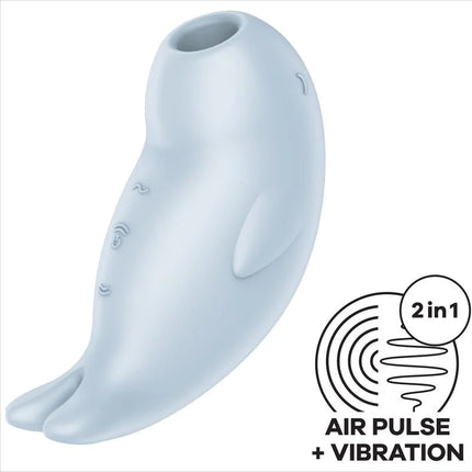 Satisfyer Seal You Soon – Kompakter Air Pulse Vibrator mit Vibration - Druckwellenvibratoren