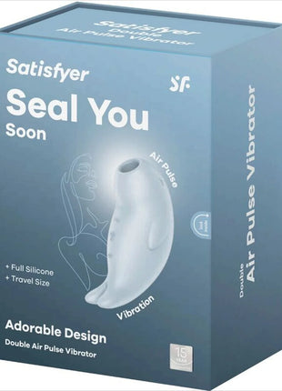 Satisfyer Seal You Soon – Kompakter Air Pulse Vibrator mit Vibration - Druckwellenvibratoren