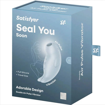 Satisfyer Seal You Soon – Kompakter Air Pulse Vibrator mit Vibration - Druckwellenvibratoren