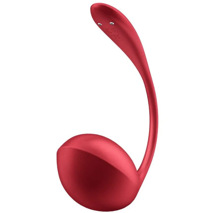 SATISFYER - SHINY PETAL G POINT FERNBEDIENUNGS STIMULATOR ROT KOSTENLOSE APP - Paarvibratoren