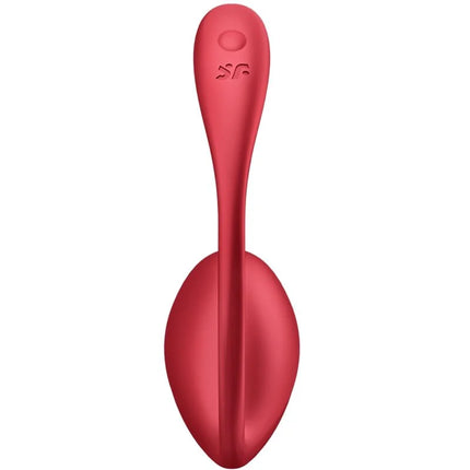 SATISFYER - SHINY PETAL G POINT FERNBEDIENUNGS STIMULATOR ROT KOSTENLOSE APP - Paarvibratoren