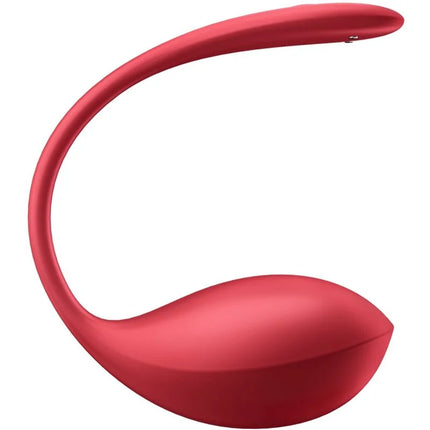SATISFYER - SHINY PETAL G POINT FERNBEDIENUNGS STIMULATOR ROT KOSTENLOSE APP - Paarvibratoren