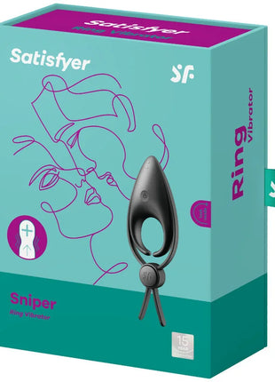 SATISFYER - SNIPER RINGVIBRATOR - Penisring mit Vibration