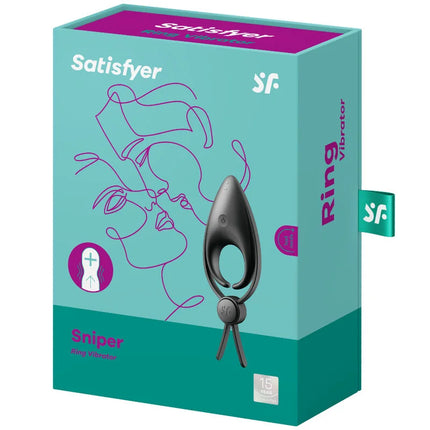 SATISFYER - SNIPER RINGVIBRATOR - Penisring mit Vibration