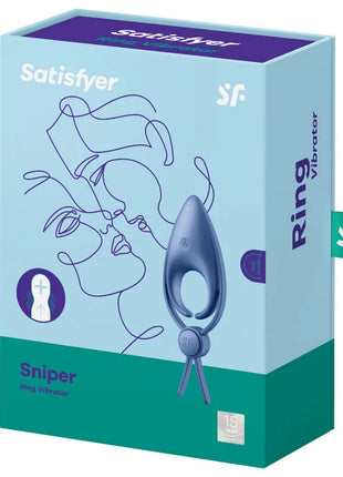 SATISFYER - SNIPER RINGVIBRATOR - Penisring mit Vibration