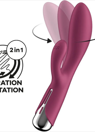 Satisfyer Spinning Rabbit 1 – Rabbit-Vibrator mit Vibration & Rotation - Rabbit-Vibrator