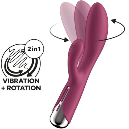 Satisfyer Spinning Rabbit 1 – Rabbit-Vibrator mit Vibration & Rotation - Rabbit-Vibrator