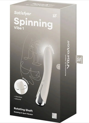Satisfyer Spinning Vibe 1 – Rotierender G-Punkt-Vibrator mit 12 Vibrationsprogrammen - G-Punkt-Vibrator