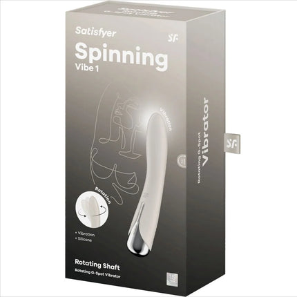 Satisfyer Spinning Vibe 1 – Rotierender G-Punkt-Vibrator mit 12 Vibrationsprogrammen - G-Punkt-Vibrator