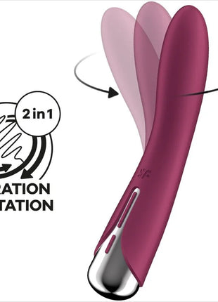 Satisfyer Spinning Vibe 1 – Rotierender G-Punkt-Vibrator mit 12 Vibrationsprogrammen - G-Punkt-Vibrator