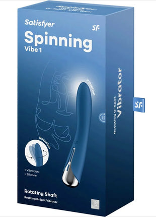 Satisfyer Spinning Vibe 1 – Rotierender G-Punkt-Vibrator mit 12 Vibrationsprogrammen - G-Punkt-Vibrator