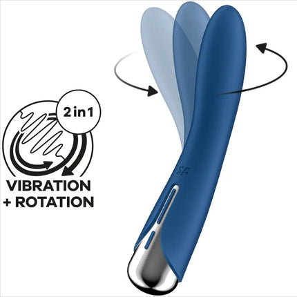 Satisfyer Spinning Vibe 1 – Rotierender G-Punkt-Vibrator mit 12 Vibrationsprogrammen - G-Punkt-Vibrator