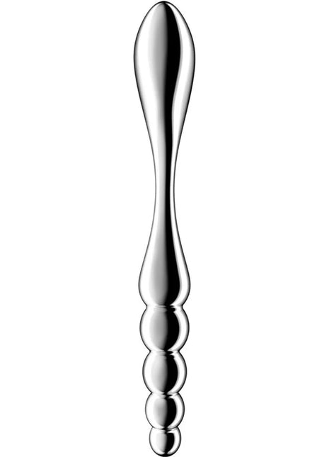 SATISFYER - STAR FORCE 1 DOPPELDILDO AUS EDELSTAHL