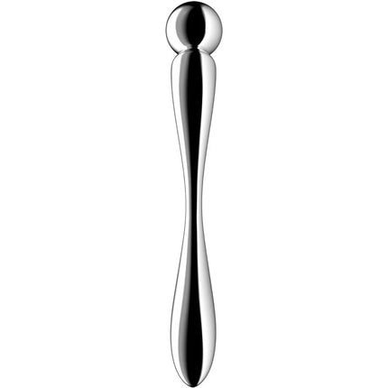 SATISFYER - STAR FORCE 2 DOPPELDILDO AUS EDELSTAHL