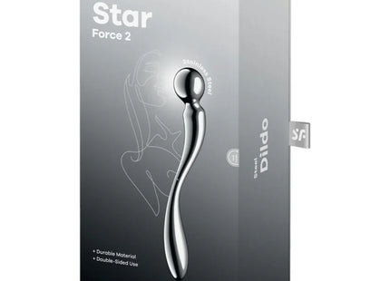 SATISFYER - STAR FORCE 2 DOPPELDILDO AUS EDELSTAHL