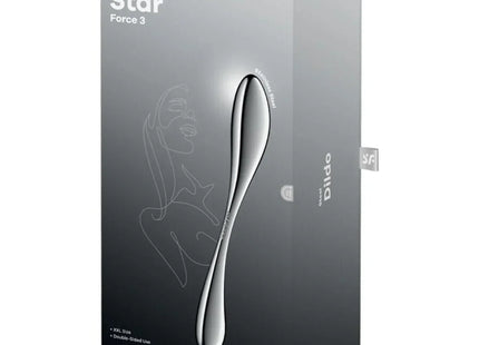 SATISFYER - STAR FORCE 3 EDELSTAHL DOPPELDILDO