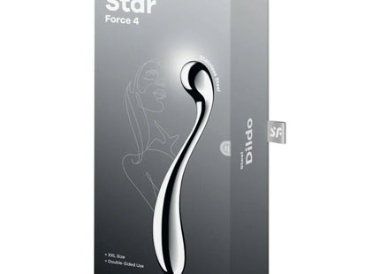 SATISFYER - STAR FORCE 4 EDELSTAHL DOPPELDILDO