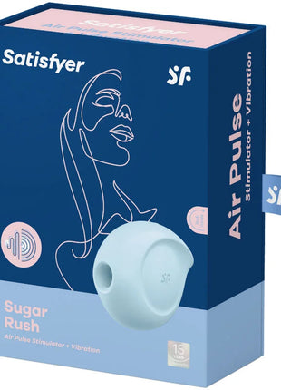 SATISFYER - SUGAR RUSH AIR PULSE STIMULATOR & VIBRATOR ROSA - Druckwellen saugende Vibratoren