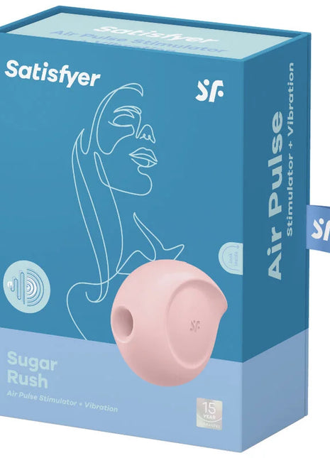 SATISFYER - SUGAR RUSH AIR PULSE STIMULATOR & VIBRATOR ROSA - Druckwellen saugende Vibratoren
