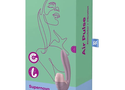 SATISFYER - SUPERNOVA LUFTPULSSTIMULATOR & VIBRATION WEISS - Druckwellen saugende Vibratoren
