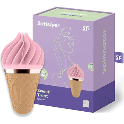 SATISFYER - SWEET TREAT SPINNATOR - Auflegevibratoren