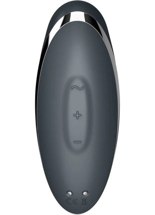 SATISFYER - TAP & CLIMAX 2 VIBRATOR & STIMULATOR GRAU