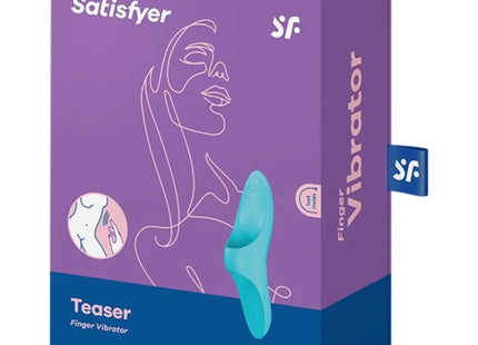 SATISFYER - TEASER FINGERVIBRATOR BLAUES LICHT - Fingervibrator