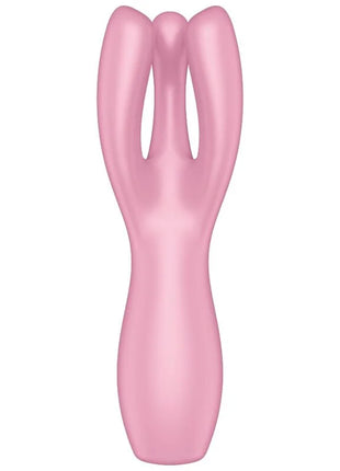 SATISFYER - THREESOME 3 VIBRATOR ROSA - HI-TECH Vibrator