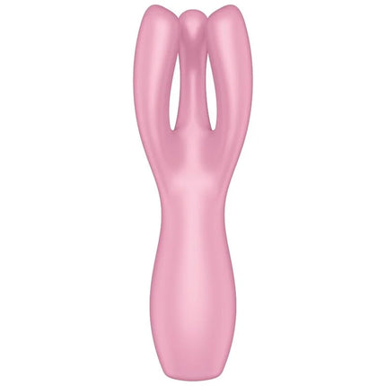 SATISFYER - THREESOME 3 VIBRATOR ROSA - HI-TECH Vibrator