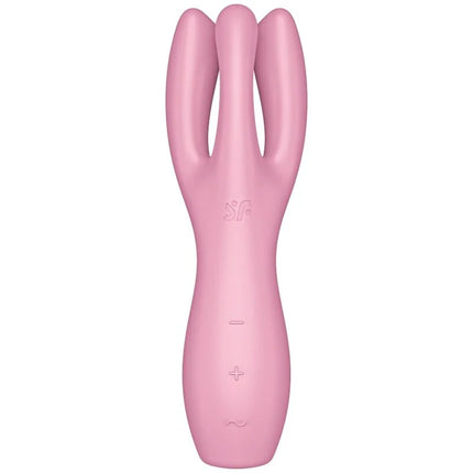 SATISFYER - THREESOME 3 VIBRATOR ROSA - HI-TECH Vibrator