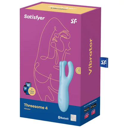 SATISFYER - THREESOME 4 VIBRATORAPP ROSA - HI-TECH Vibrator