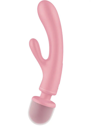 Satisfyer Triple Lover – 2-in-1 Rabbit-Vibrator & Massagestab mit 3 Motoren - Rabbit-Vibrator