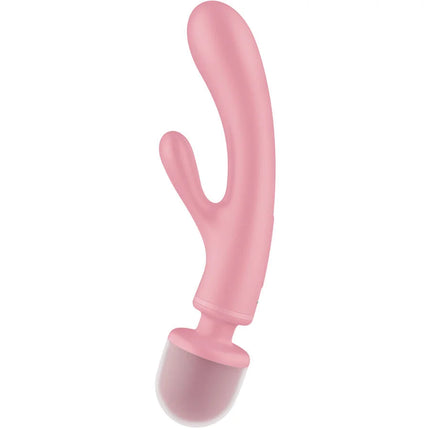 Satisfyer Triple Lover – 2-in-1 Rabbit-Vibrator & Massagestab mit 3 Motoren - Rabbit-Vibrator