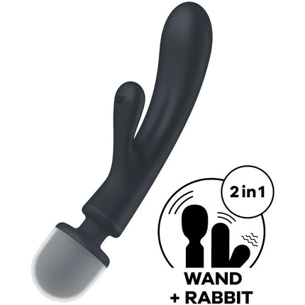 Satisfyer Triple Lover – 2-in-1 Rabbit-Vibrator & Massagestab mit 3 Motoren - Rabbit-Vibrator