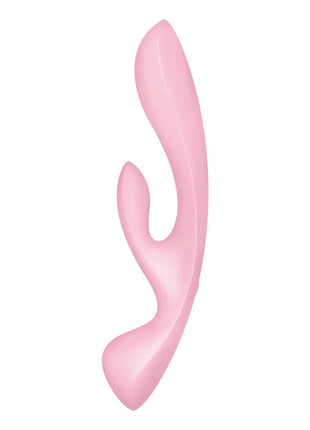 SATISFYER - TRIPLE OH HYBRID VIBRATION ROSA - Rabbit-Vibratoren