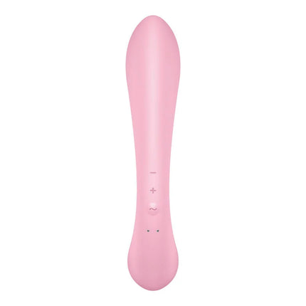 SATISFYER - TRIPLE OH HYBRID VIBRATION ROSA - Rabbit-Vibratoren