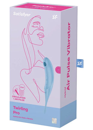 SATISFYER - TWIRLING PRO AIR PULSE STIMULATOR & VIBRATOR - Druckwellenvibratoren