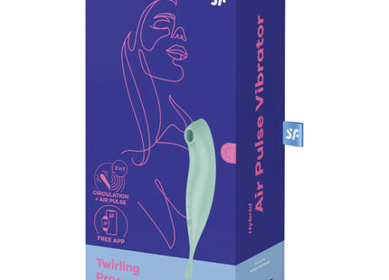 SATISFYER - TWIRLING PRO+ AIR PULSE - STIMULATOR & VIBRATOR - APP - Druckwellenvibratoren