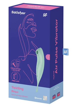SATISFYER - TWIRLING PRO+ AIR PULSE - STIMULATOR & VIBRATOR - APP - Druckwellenvibratoren