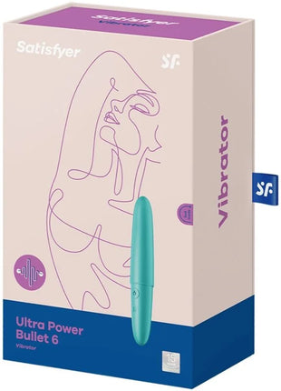 SATISFYER - ULTRA POWER BULLET 6 TÜRKIS - Vibrierende Kugeln