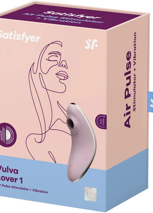 SATISFYER - VULVA LOVER 1 LUFTPULSSTIMULATOR & VIBRATOR VIOLETT - Druckwellen saugende Vibratoren