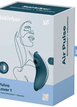 SATISFYER - VULVA LOVER 1 LUFTPULSSTIMULATOR & VIBRATOR VIOLETT - Druckwellen saugende Vibratoren