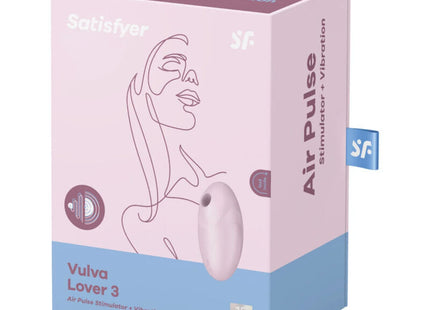 SATISFYER - VULVA LOVER 3 LUFTPULSSTIMULATOR & VIBRATOR SCHWARZ - Druckwellen saugende Vibratoren