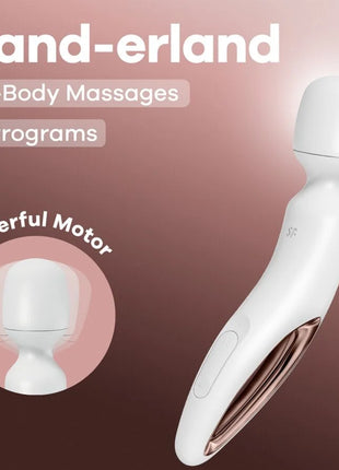 SATISFYER - WAND ERLAND VIBRIERENDES MASSAGER WEISS