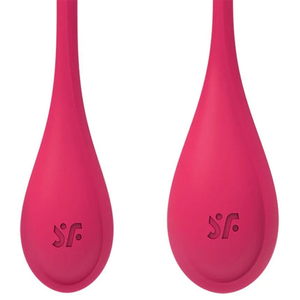 SATISFYER - YONI POWER 1 TRAININGSSET ROT - Yoni Eier