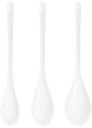 SATISFYER - YONI POWER 1 TRAININGSSET WEISS - Yoni Eier